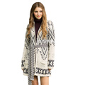 Argyle jacquard cotton cardigan girls sweaters ladi women 2016